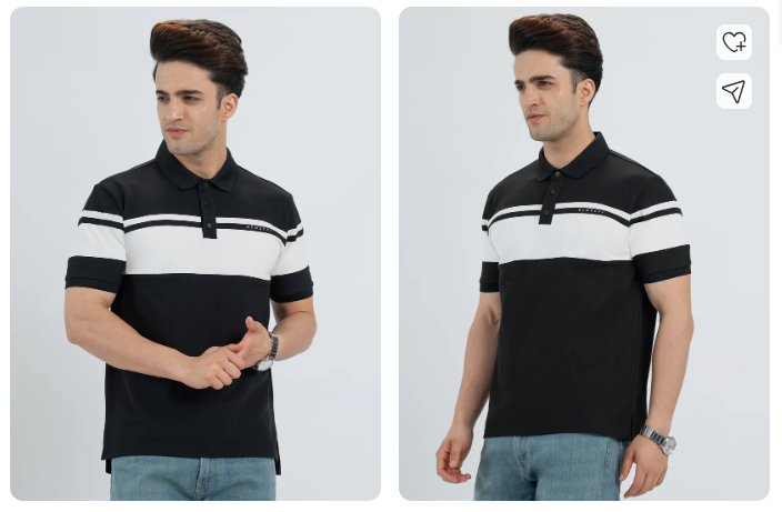 RED TAPE Color block Men Polo Neck Black T-Shirt Review Stylish, Comfortable & Value for Money Casual Wear