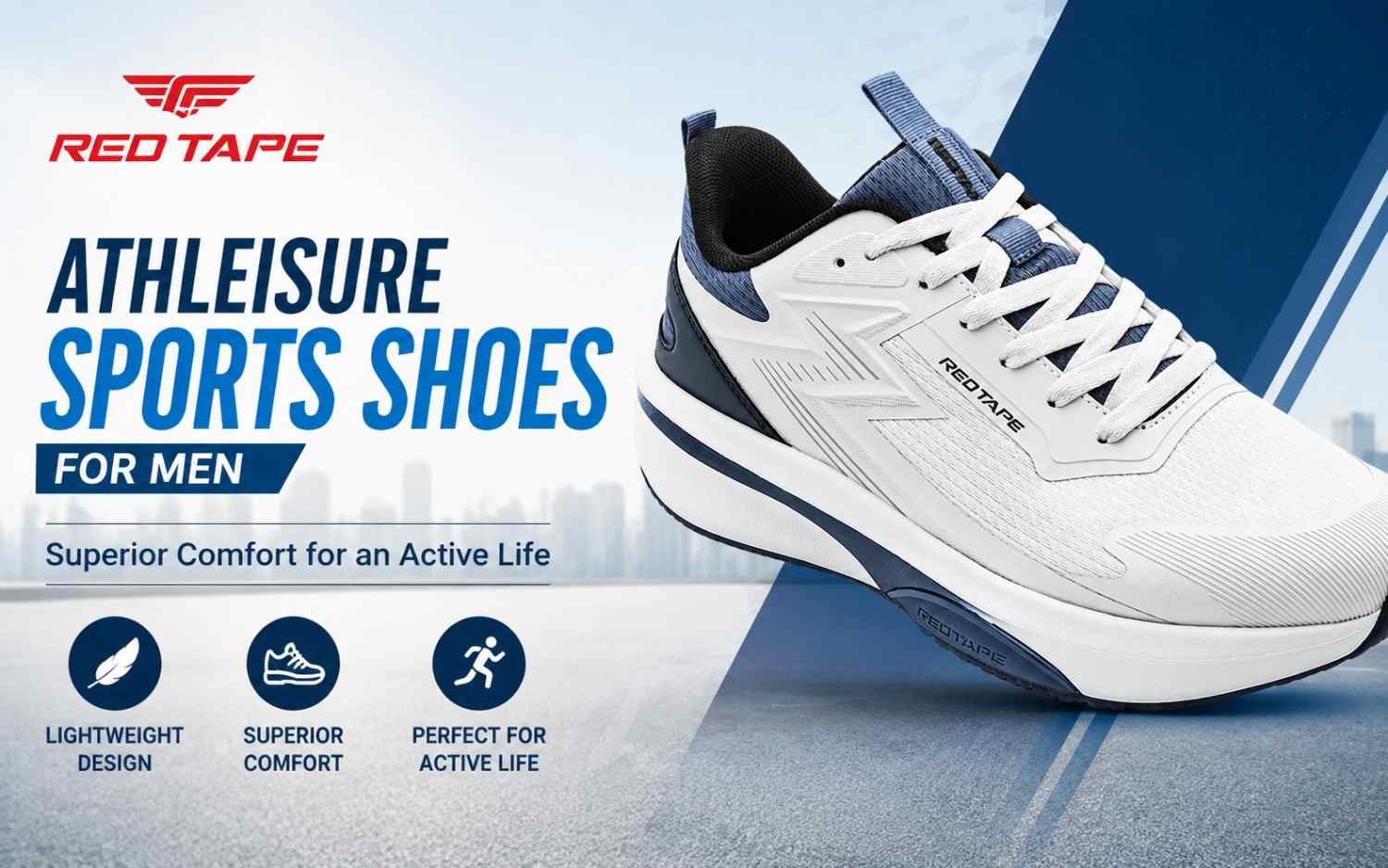 Red Tape Athleisure Sports Shoes for Men – Superior Comfort for an Active Life